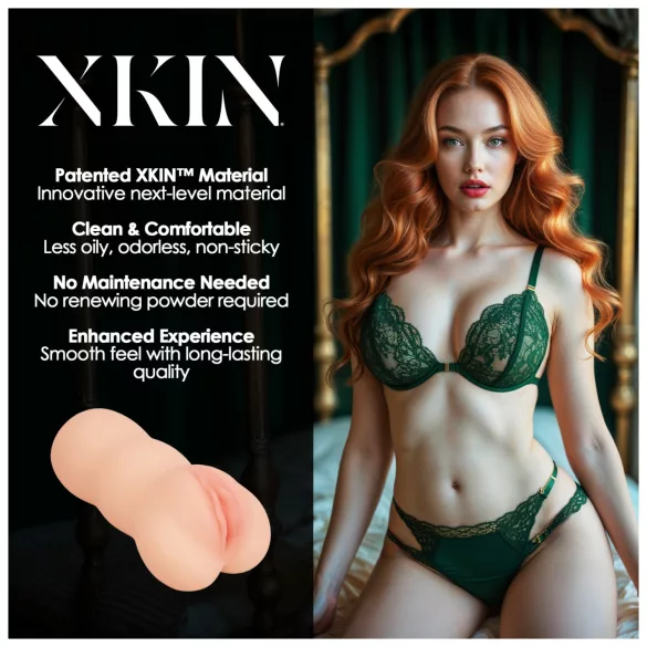 XKIN Temtress Nicolette - lebensechter Masturbator mit künstlicher Vagina (hautfarben)