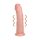 REALROCK - Saugnapf-Vibrator - Hautfarben (20,5 cm)