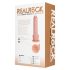 REALROCK - Stoßvibrator mit Saugnapf - Natur (20,5cm)