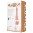 REALROCK - Saugnapf Stoßvibrator - natur (20,5cm)