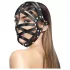 Ouch! - Kunstleder Käfigmaske (schwarz)