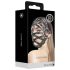 Ouch! - Kunstleder Maske im Käfig-Design (Schwarz)