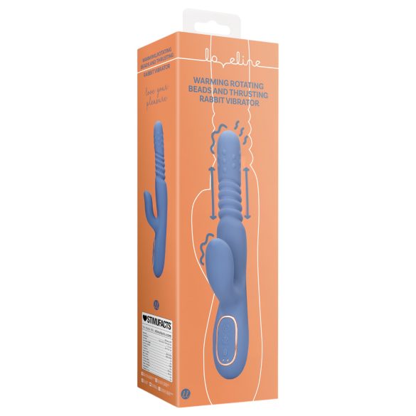 Loveline - Wärmender Stoß Vibrator (Blau)