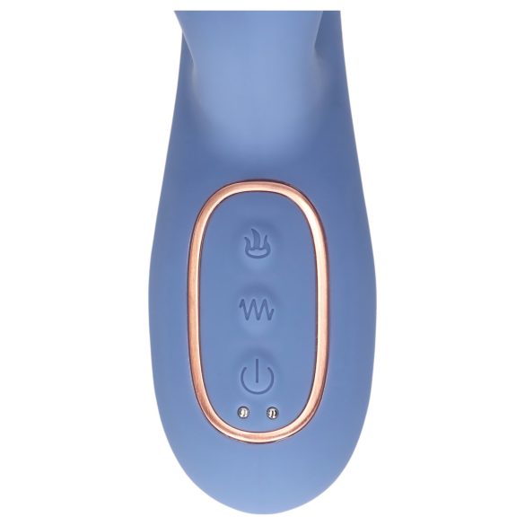 Loveline - Wärmender Stoß Vibrator (Blau)