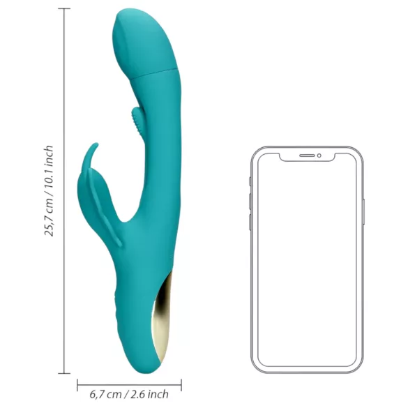 Loveline - Schmetterling Zungenvibrator (türkis)