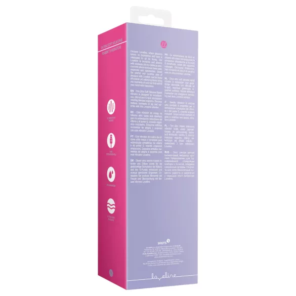 Loveline - Wiederaufladbarer Rabbit-Vibrator mit Klitorisarm (Pink)