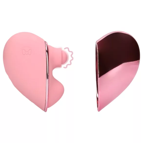 Loveline Tapping Heart - wiederaufladbarer Klitorisstimulator (pink)
