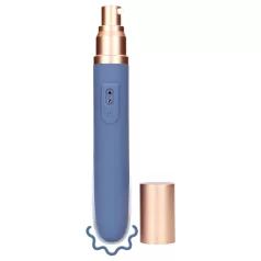   Loveline Travel - Akku-Vibrator mit Gleitmittelbehälter (Blau)