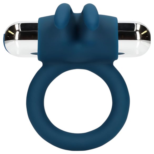 Loveline - Hasen-Vibrations-Penisring (Blau)