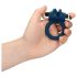 Loveline - Hasen-Vibrations-Penisring (Blau)