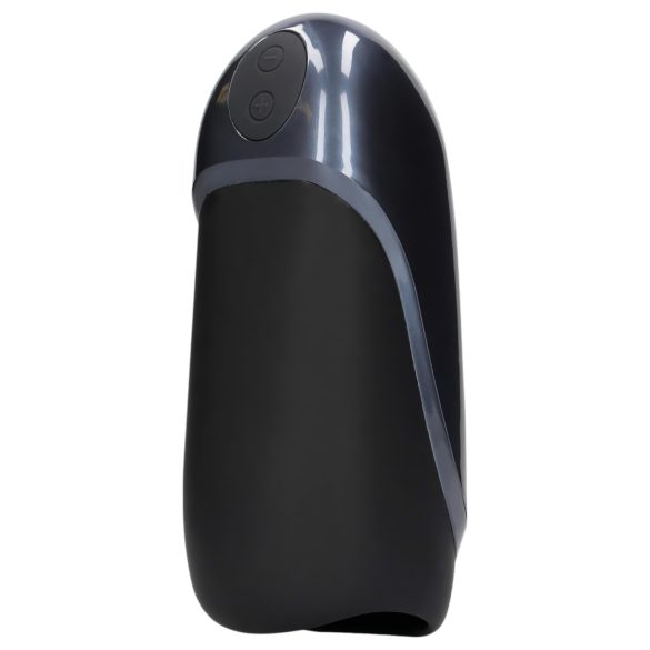 Loveline – Akku, wasserdichter Vibrationsmasturbator (Schwarz)