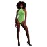 Ouch! - Phosphoreszierender Body mit Riemen (Neon Grün) - XL-4XL