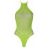 Ouch! - Phosphoreszierender Body mit Riemen (Neon Grün) - XL-4XL