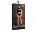 Le Désir Plus Size - 3-teiliges Dessous-Set - Schwarz (XL-4XL)