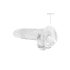 REALROCK - Transparenter, lebensechter Dildo - klar (17 cm)