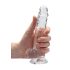 REALROCK - Transparenter, lebensechter Dildo - klar (17 cm)