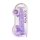 REALROCK - Durchsichtiger Naturgetreuer Dildo - Violett (22 cm)