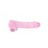 REALROCK - transparenter realitätsnaher Dildo - Pink (22cm)