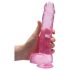 REALROCK - transparenter realitätsnaher Dildo - Pink (22cm)