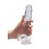 REALROCK - Transparenter realistisch Dildo - klar (22cm)