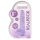 REALROCK - transparenter, naturgetreuer Dildo - Lila (15cm)