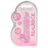 REALROCK - Transparenter Realistischer Dildo - Pink (15 cm)
