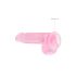REALROCK - Transparenter Realistischer Dildo - Pink (15 cm)