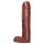 Dicky Cum - Seifenpenis mit Hoden - Braun (250g)