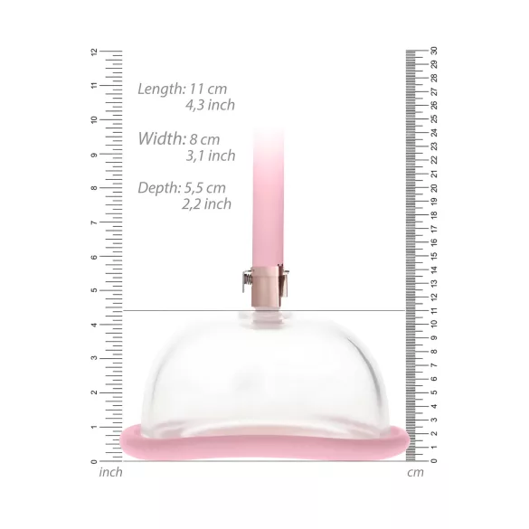 Pumped - Handpumpe für die Liebesperle (Pink)