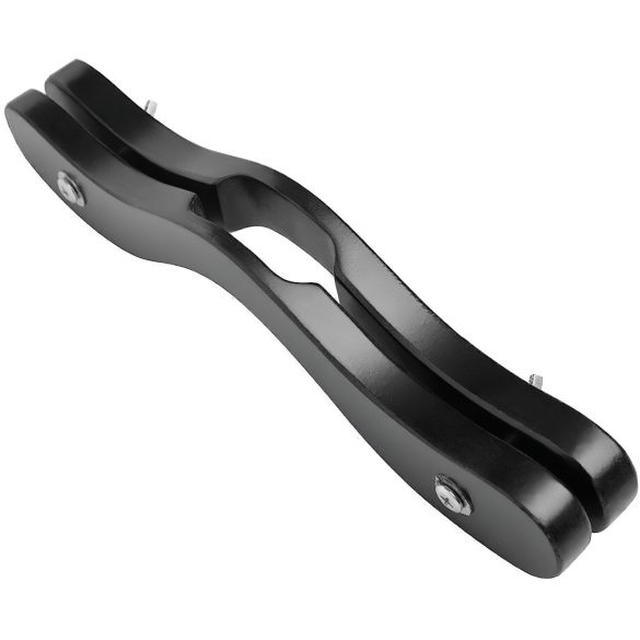 Schwarzer Holzfesselblock