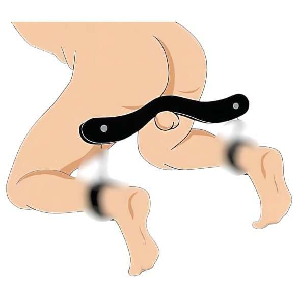 Schwarzer Holzfesselblock