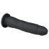 Easytoys - haftendes 100% Silikon-Dildo (21 cm) - Schwarz