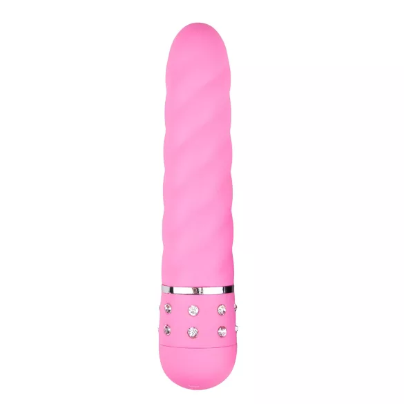Easytoys Diamond - gedrehter Stabvibrator (pink)