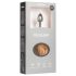 Easytoys Fox NO1 - Metall Analplug mit Fuchsschwanz (Silber-Rot)