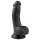 Easytoys - Saugfuß-Hoden Dildo (15cm) - Schwarz
