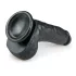 Easytoys - Saugnapf-Dildo mit Hoden (20cm) - schwarz