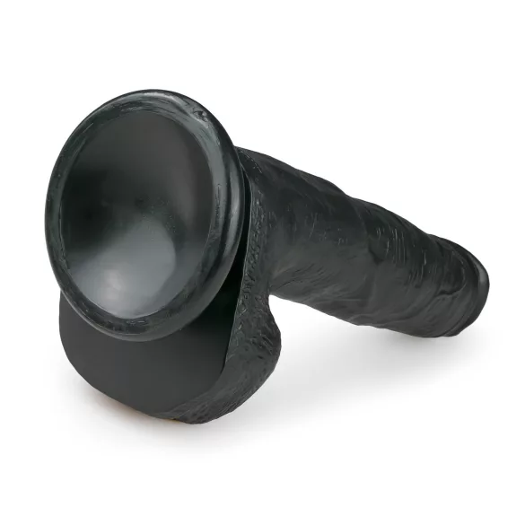 Easytoys - Haftbarer, realistischer großer Dildo (26,5cm) - Schwarz
