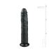 Easytoys - Extragroßer Saugnapf-Dildo (28,5 cm) - Schwarz