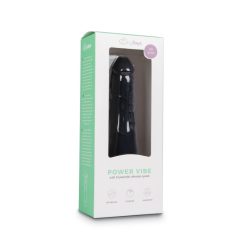   Easytoys Power Vibe - normaler Silikon-Penis-Vibrator (schwarz)