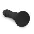 Easytoys - Eichel-Dildo mit Saugnapf (Schwarz)