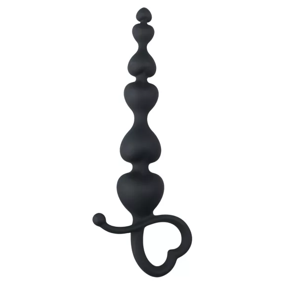 EasyToys - Perlen-Anal-Dildo (schwarz)