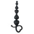 EasyToys - Anal-Dildo mit Perlen (Schwarz)