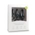 Easytoys - Anal-Plug-Ring-Set - 3er-Set (Schwarz)