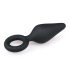 Easytoys Pointy Plug - mittlerer Ring-Analplug (schwarz)