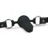 Easytoys - Mundknebel mit internem Dildo (Schwarz)