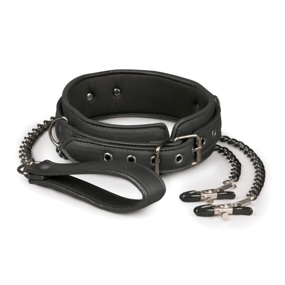 Easytoys - Brustklemmen & Halsband Set mit Leine (4-teilig)