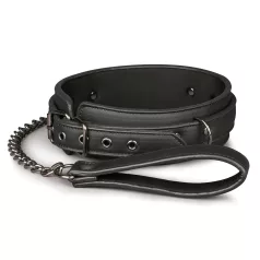 Easytoys - Fetisch Halsband & Leine (schwarz)