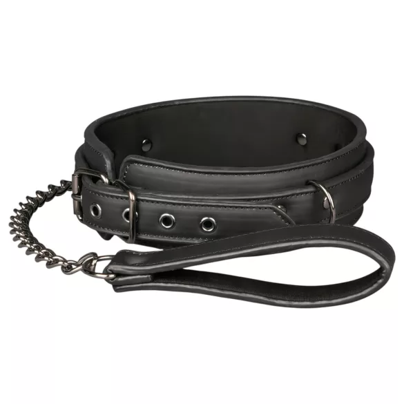 Easytoys - Fetisch Halsband & Leine (schwarz)