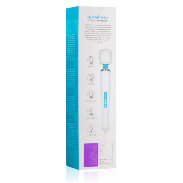 MyMagicWand - kraftvoller Massagevibrator (weiß-blau)