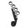 Easytoys - Fessel-Set fürs Bett (Schwarz)